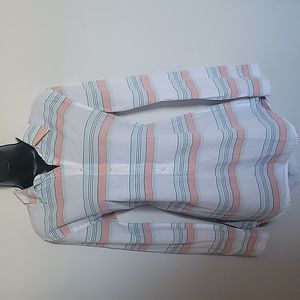 J. Crew Partial Button Up Top